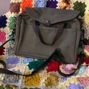 Filson Briefcase and computer bag green